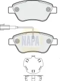 Bremsbelagsatz, Scheibenbremse Vorderachse NAPA NBP1030