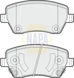 Bremsbelagsatz, Scheibenbremse Vorderachse NAPA NBP1037