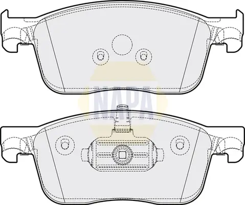 Bremsbelagsatz, Scheibenbremse Vorderachse NAPA NBP1052 Bild Bremsbelagsatz, Scheibenbremse Vorderachse NAPA NBP1052