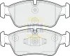 Bremsbelagsatz, Scheibenbremse Vorderachse NAPA NBP1055