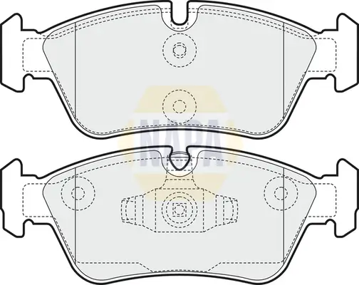 Bremsbelagsatz, Scheibenbremse Vorderachse NAPA NBP1055 Bild Bremsbelagsatz, Scheibenbremse Vorderachse NAPA NBP1055
