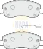 Bremsbelagsatz, Scheibenbremse Vorderachse NAPA NBP1068