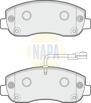 Bremsbelagsatz, Scheibenbremse Vorderachse NAPA NBP1068 Bild Bremsbelagsatz, Scheibenbremse Vorderachse NAPA NBP1068