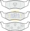 Bremsbelagsatz, Scheibenbremse Hinterachse NAPA NBP1070