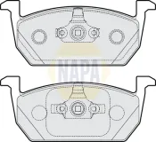 Bremsbelagsatz, Scheibenbremse Vorderachse NAPA NBP1072