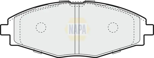 Bremsbelagsatz, Scheibenbremse Vorderachse NAPA NBP1079