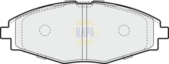 Bremsbelagsatz, Scheibenbremse Vorderachse NAPA NBP1079 Bild Bremsbelagsatz, Scheibenbremse Vorderachse NAPA NBP1079