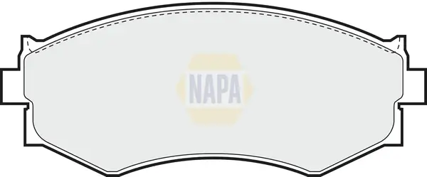 Bremsbelagsatz, Scheibenbremse Vorderachse NAPA NBP1084
