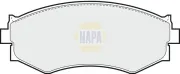 Bremsbelagsatz, Scheibenbremse Vorderachse NAPA NBP1084