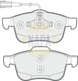 Bremsbelagsatz, Scheibenbremse Vorderachse NAPA NBP1089