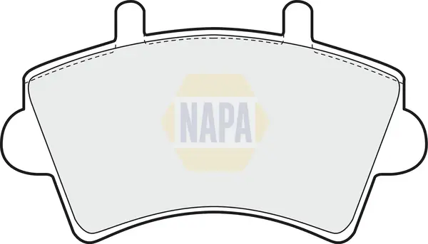 Bremsbelagsatz, Scheibenbremse Vorderachse NAPA NBP1093