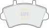 Bremsbelagsatz, Scheibenbremse Vorderachse NAPA NBP1093