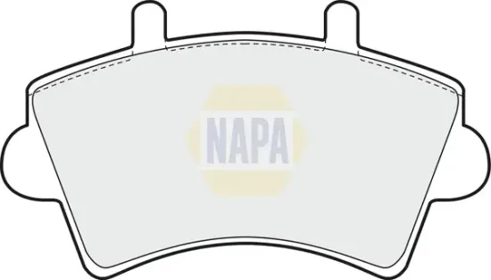 Bremsbelagsatz, Scheibenbremse Vorderachse NAPA NBP1093 Bild Bremsbelagsatz, Scheibenbremse Vorderachse NAPA NBP1093