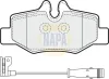 Bremsbelagsatz, Scheibenbremse Hinterachse NAPA NBP1097