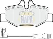 Bremsbelagsatz, Scheibenbremse Hinterachse NAPA NBP1097