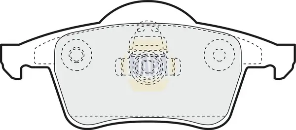 Bremsbelagsatz, Scheibenbremse Hinterachse NAPA NBP1098