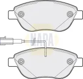 Bremsbelagsatz, Scheibenbremse Vorderachse NAPA NBP1099