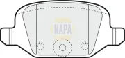 Bremsbelagsatz, Scheibenbremse Hinterachse NAPA NBP1101