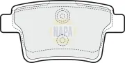 Bremsbelagsatz, Scheibenbremse Hinterachse NAPA NBP1106