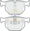 Bremsbelagsatz, Scheibenbremse Hinterachse NAPA NBP1108