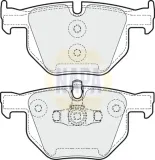 Bremsbelagsatz, Scheibenbremse Hinterachse NAPA NBP1108
