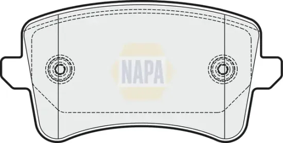 Bremsbelagsatz, Scheibenbremse Hinterachse NAPA NBP1115 Bild Bremsbelagsatz, Scheibenbremse Hinterachse NAPA NBP1115