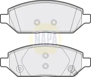 Bremsbelagsatz, Scheibenbremse Vorderachse NAPA NBP1116