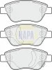 Bremsbelagsatz, Scheibenbremse Vorderachse NAPA NBP1132
