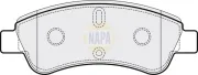 Bremsbelagsatz, Scheibenbremse Vorderachse NAPA NBP1146