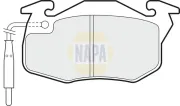 Bremsbelagsatz, Scheibenbremse Vorderachse NAPA NBP1149