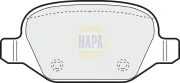 Bremsbelagsatz, Scheibenbremse Hinterachse NAPA NBP1153