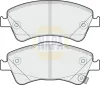 Bremsbelagsatz, Scheibenbremse Vorderachse NAPA NBP1155