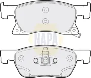 Bremsbelagsatz, Scheibenbremse Vorderachse NAPA NBP1158