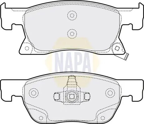 Bremsbelagsatz, Scheibenbremse Vorderachse NAPA NBP1158 Bild Bremsbelagsatz, Scheibenbremse Vorderachse NAPA NBP1158