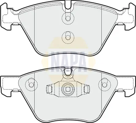 Bremsbelagsatz, Scheibenbremse Vorderachse NAPA NBP1160