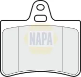 Bremsbelagsatz, Scheibenbremse Hinterachse NAPA NBP1161
