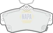 Bremsbelagsatz, Scheibenbremse Vorderachse NAPA NBP1163