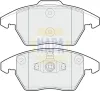Bremsbelagsatz, Scheibenbremse Vorderachse NAPA NBP1176