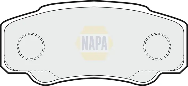 Bremsbelagsatz, Scheibenbremse Hinterachse NAPA NBP1178