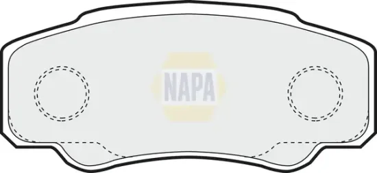 Bremsbelagsatz, Scheibenbremse Hinterachse NAPA NBP1178 Bild Bremsbelagsatz, Scheibenbremse Hinterachse NAPA NBP1178