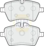 Bremsbelagsatz, Scheibenbremse Vorderachse NAPA NBP1197
