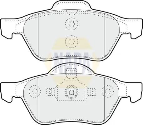 Bremsbelagsatz, Scheibenbremse Vorderachse NAPA NBP1199