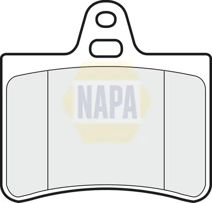 Bremsbelagsatz, Scheibenbremse Vorderachse NAPA NBP1201