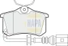 Bremsbelagsatz, Scheibenbremse Hinterachse NAPA NBP1202