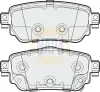Bremsbelagsatz, Scheibenbremse Hinterachse NAPA NBP1204