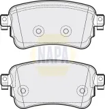 Bremsbelagsatz, Scheibenbremse Hinterachse NAPA NBP1205