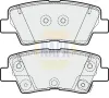 Bremsbelagsatz, Scheibenbremse Hinterachse NAPA NBP1208