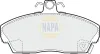 Bremsbelagsatz, Scheibenbremse Vorderachse NAPA NBP1209