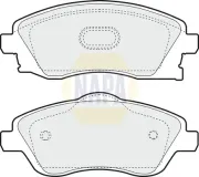 Bremsbelagsatz, Scheibenbremse Vorderachse NAPA NBP1215