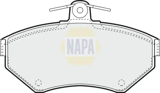 Bremsbelagsatz, Scheibenbremse Vorderachse NAPA NBP1216 Bild Bremsbelagsatz, Scheibenbremse Vorderachse NAPA NBP1216